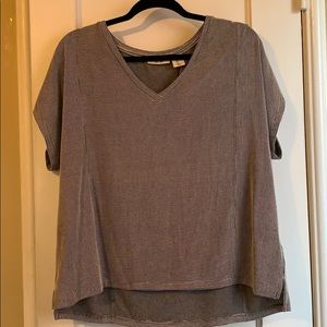 NWT Black/White Stripe Blouse